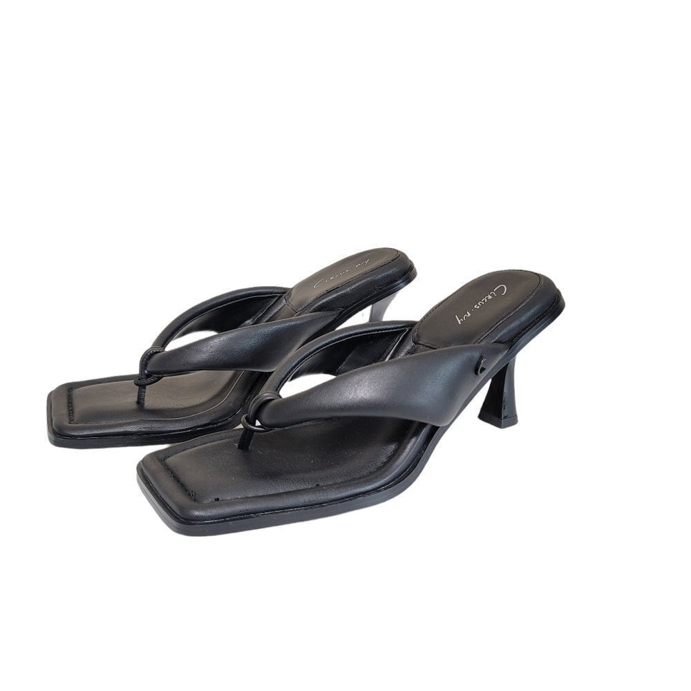 Circus by Sam Edelman Black Thong Heel Mule 10M